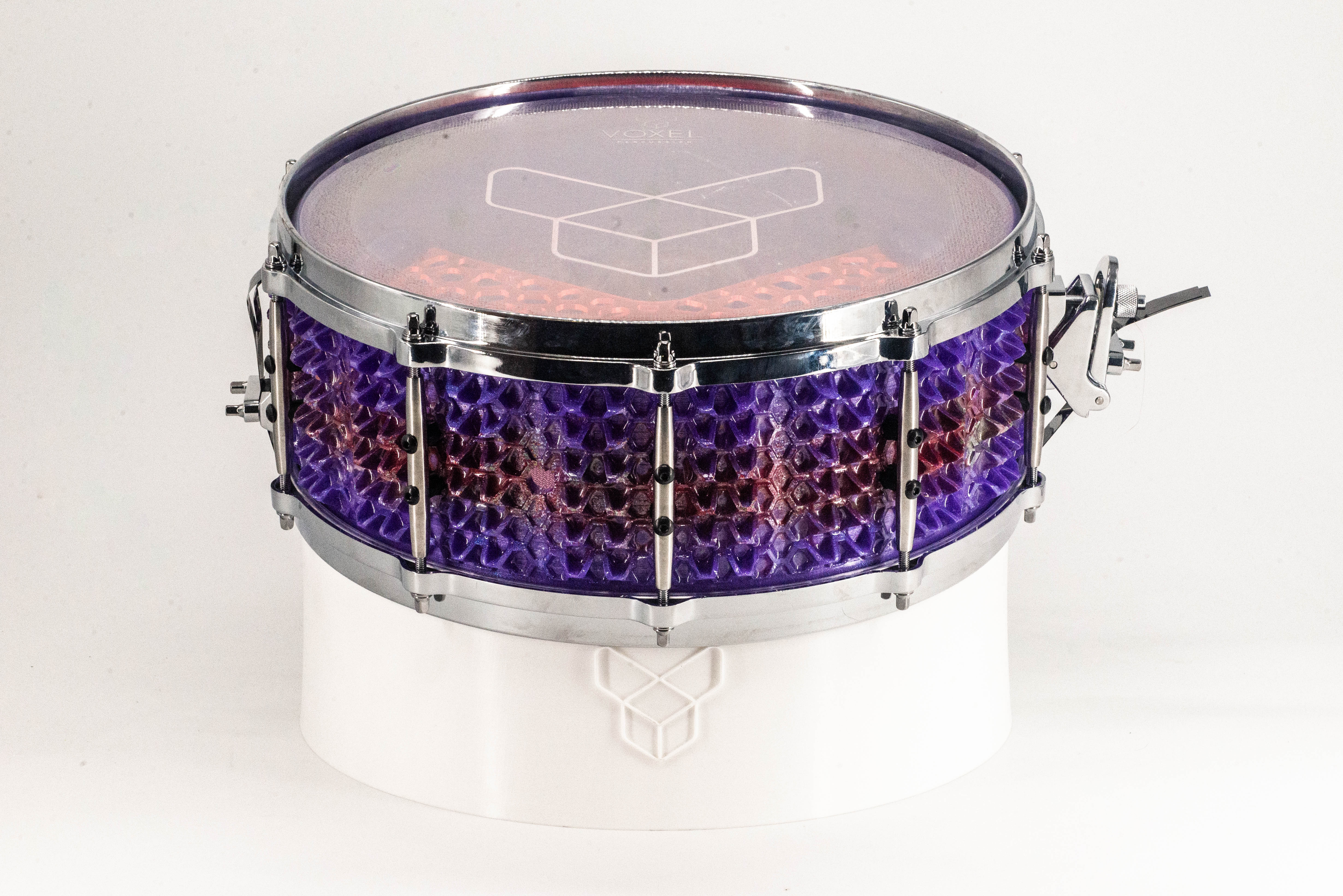 ハンドサム Zenith Purple Red 3D Printed Snare Drum | Nexus Series – Voxel Drums