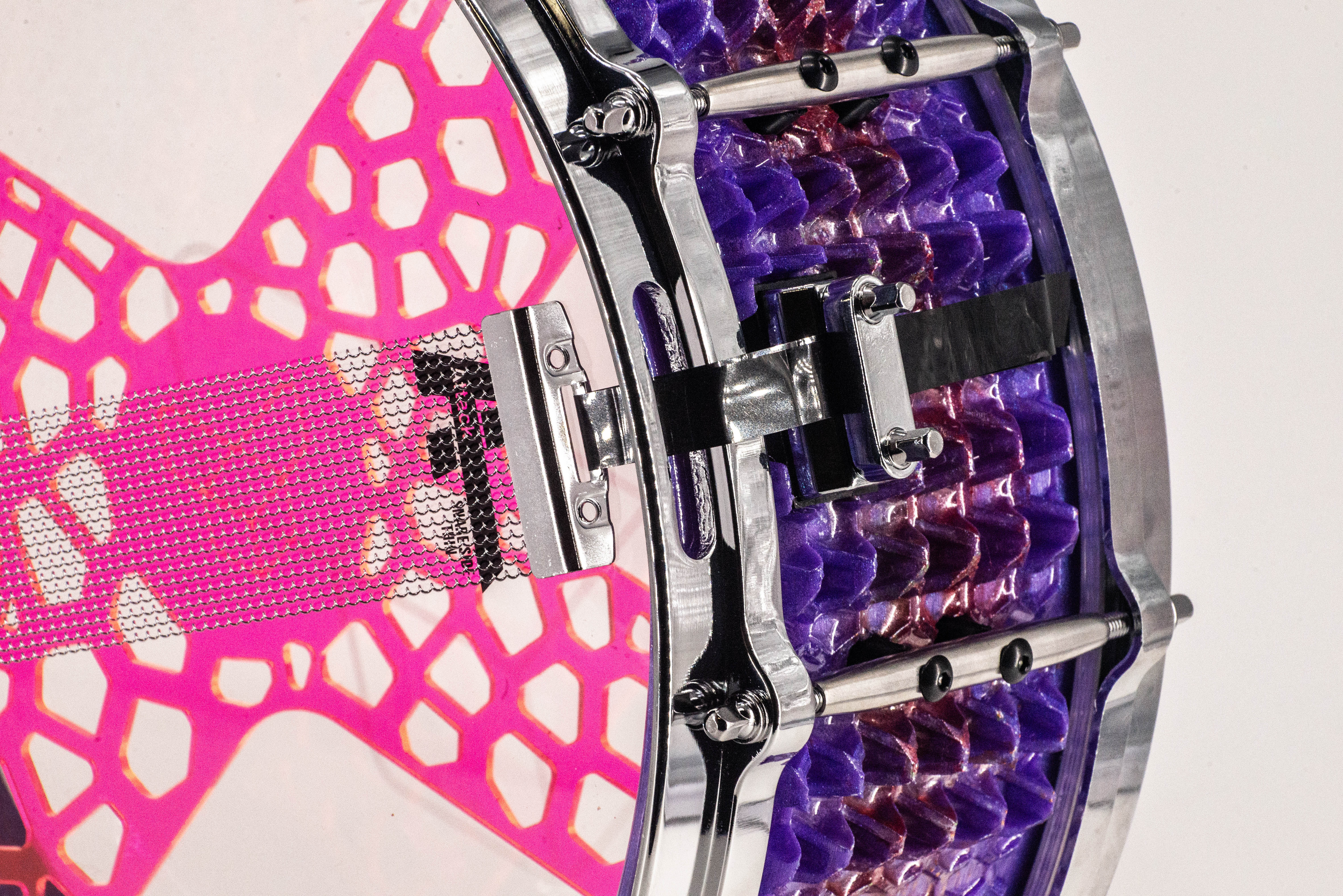 Zenith Purple Red 3D Printed Snare Drum | Nexus Series – Voxel Drums