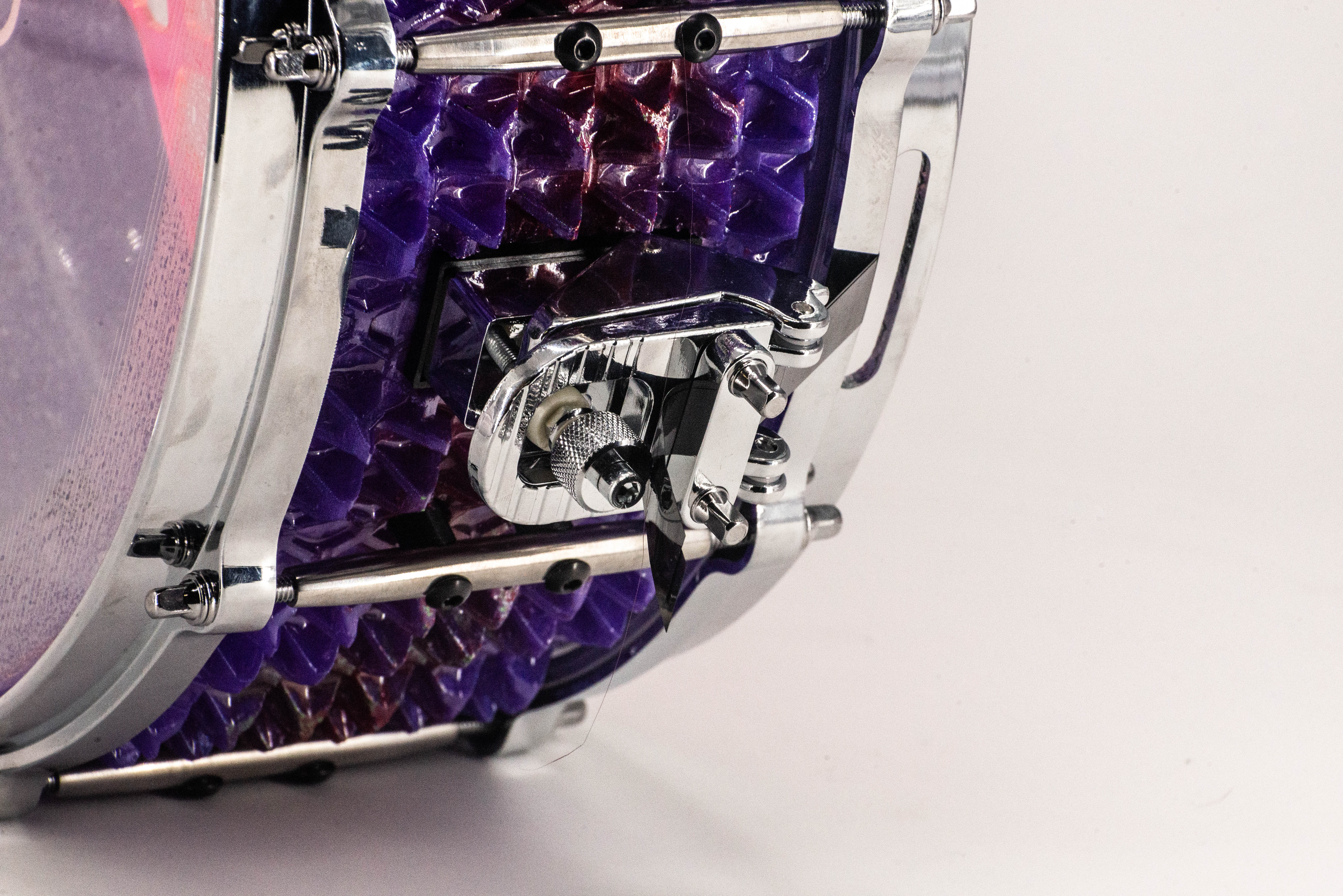 Zenith Purple Red 3D Printed Snare Drum | Nexus Series – Voxel Drums